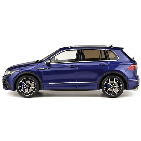 2021 Volkswagen Tiguan R Lapiz Blue Metallic Limited Edition to 1500 pieces Worldwide 1/18 Model Car by Otto Mobile