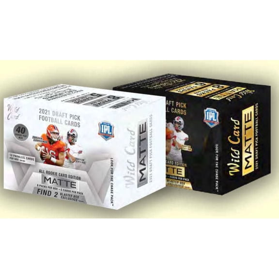 2021 Wild Draft Picks Football Matte Trading Cards Blaster Box