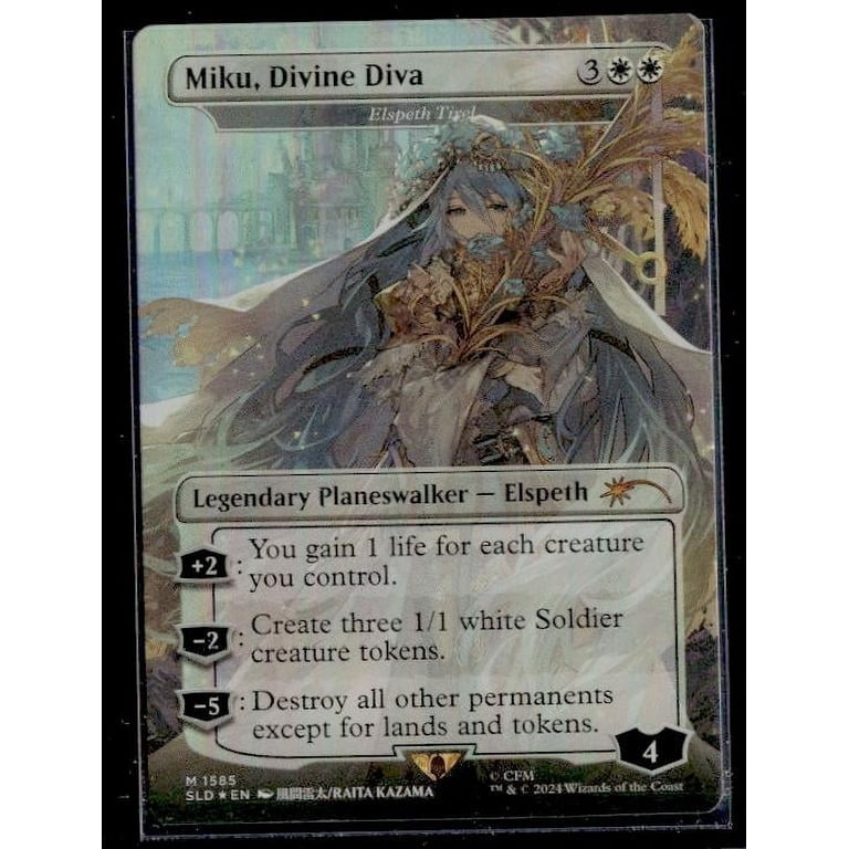 2021 Wizards of the Coast Magic: The Gathering 158 Miku Divine Diva -  Walmart.com