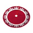 2021 border New Christmas Tree Skirt, Creative Print Tree Bottom