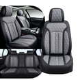 thumbnail image 1 of 2021 for Nissan Rogue sport Car Seat Cover, Gray Car Seat Covers, PU Leather 5 Seats Full Set Retain Seatbelt Port Non-slip, Protect Car Seats, 1 of 6