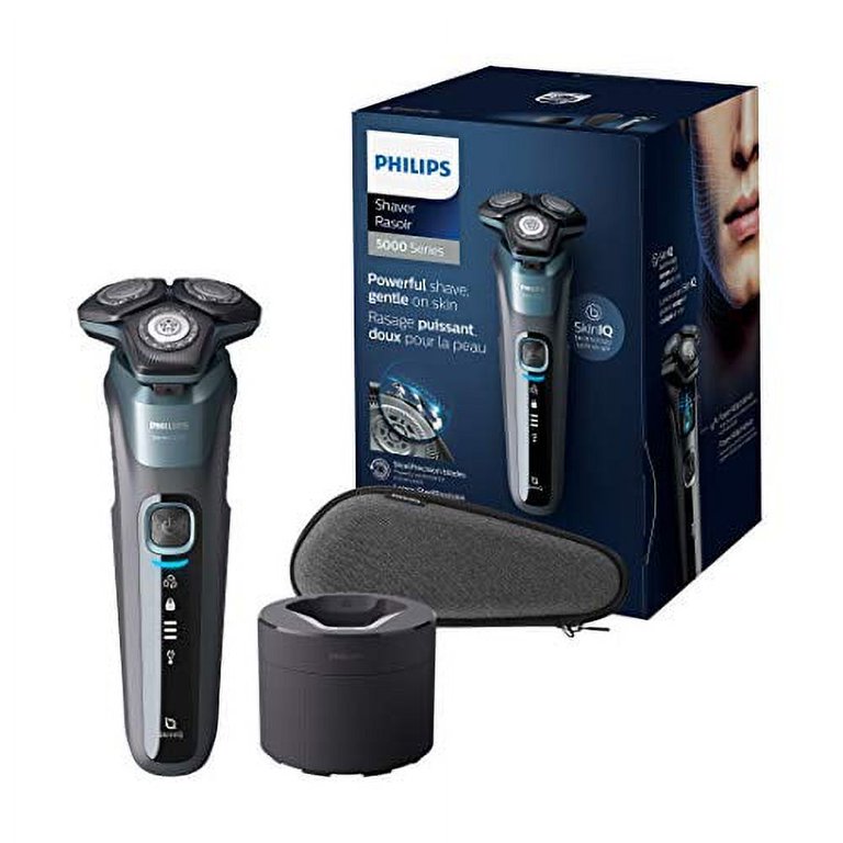 [2021 model with washer] Philips 5000 series electric shaver, 45 steel  precision blades, 360-D flex head, S5586 / 50