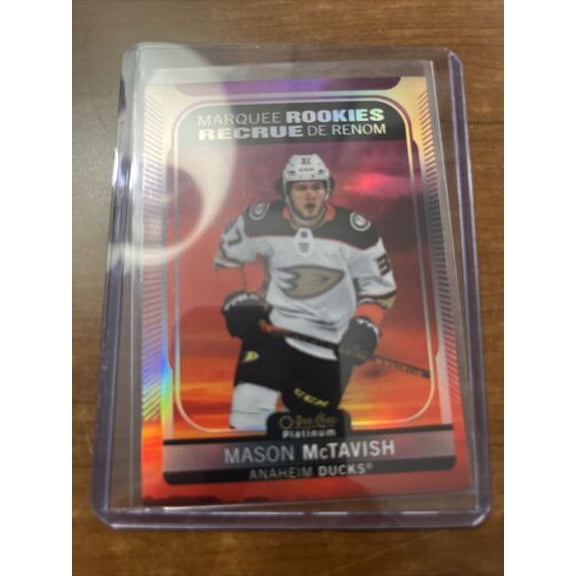 2022 2021-22 OPC Platinum Mason McTavish Rookie
