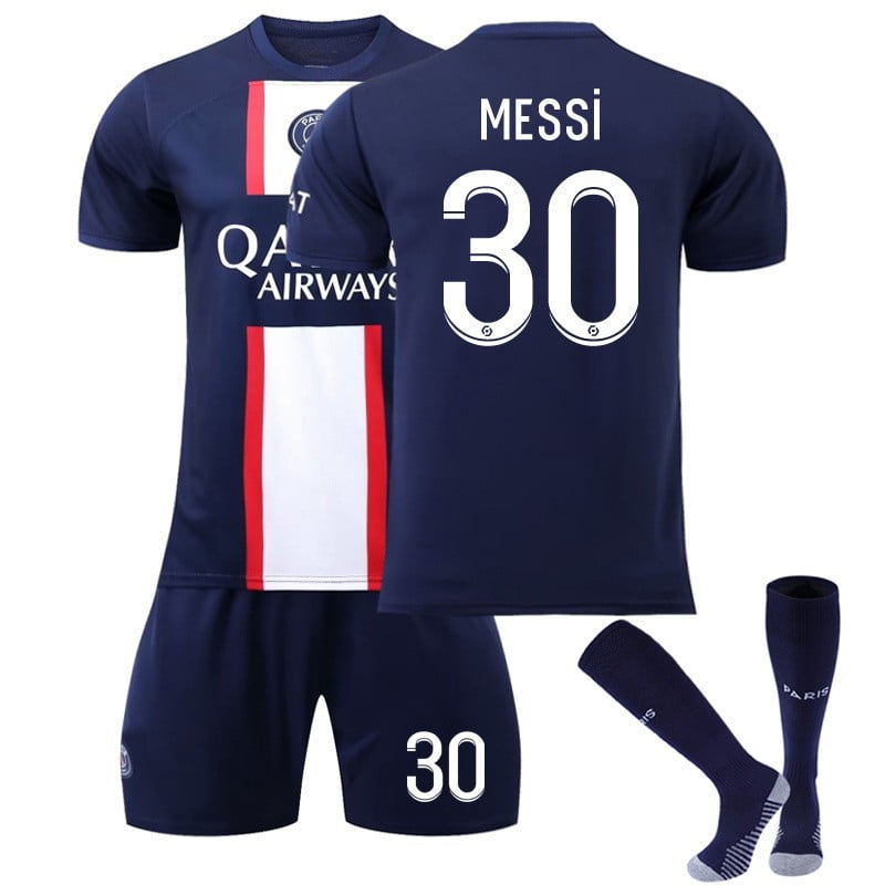 2022-2023 Mens/Kids PSG Soccer Jerseys Home Kit Fashion Sports T-Shirt ...