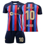 2022-2023 Mens/Kids Soccer FCB Soccer Jerseys Home Kit Fashion Sports T-Shirt