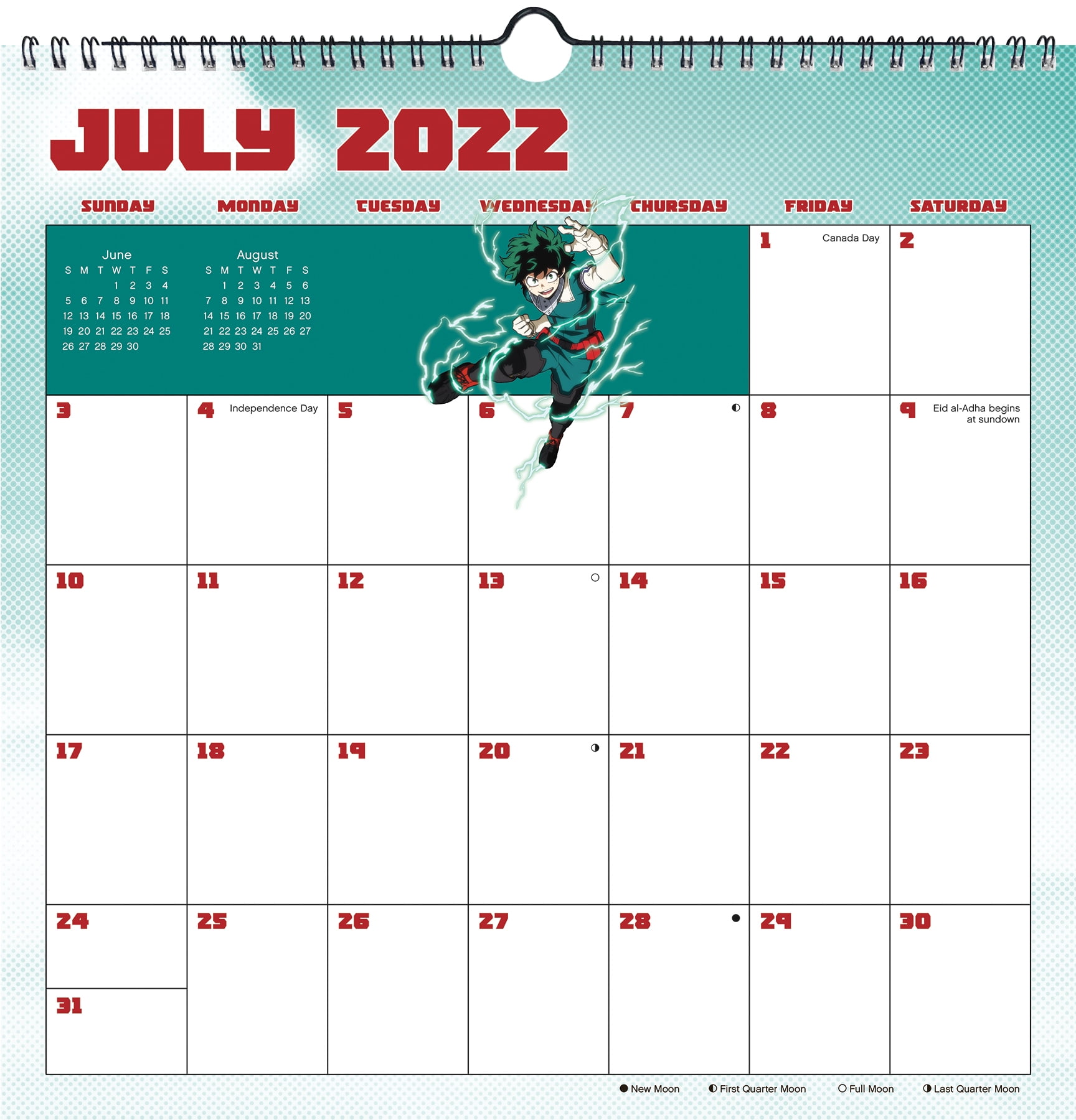 2022 anime calendar  Calender design, Heart overlay, Calendar