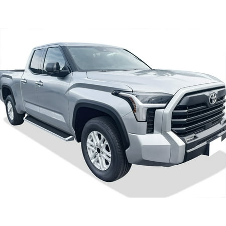 APS Polished Aluminum iRunning Boards Fit 22-25 Toyota Tundra Double Rocker Mnt