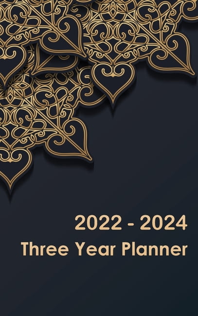 2022-2024 Three Year Planner : 36 Months Calendar Calendar with ...