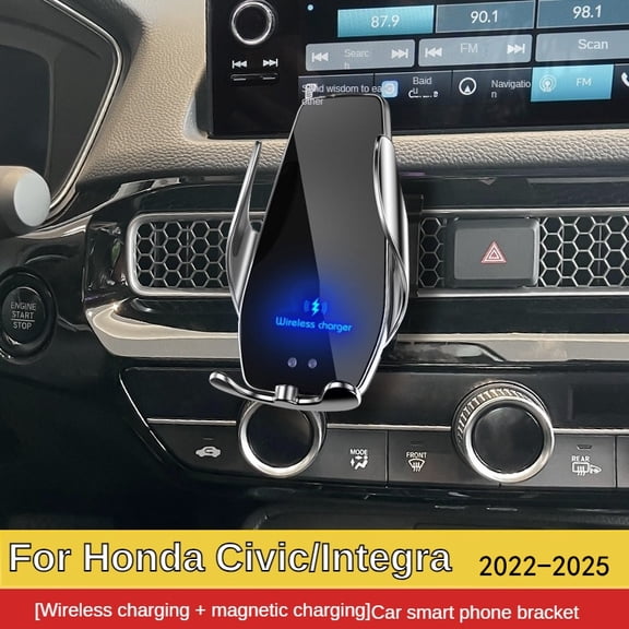 2022-2025 For Honda Civic Mobile Phone Holder Wireless Charger Car Phones Mount Navigation Bracket GPS Support