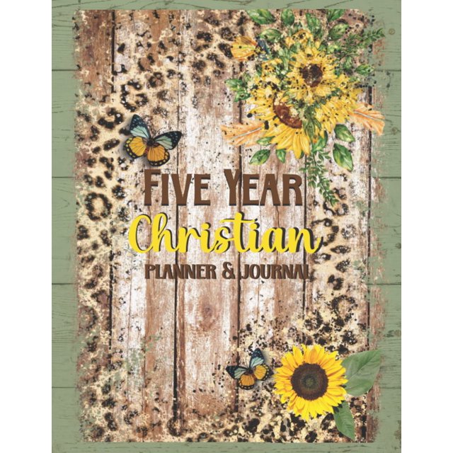 20222026 5 Year Christian Monthly Planner and Calendar January 2022