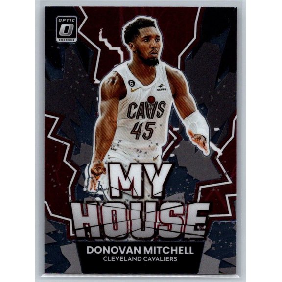 2022-23 Donruss Optic My House Donovan Mitchell #1 Cleveland Cavaliers Basketball Card
