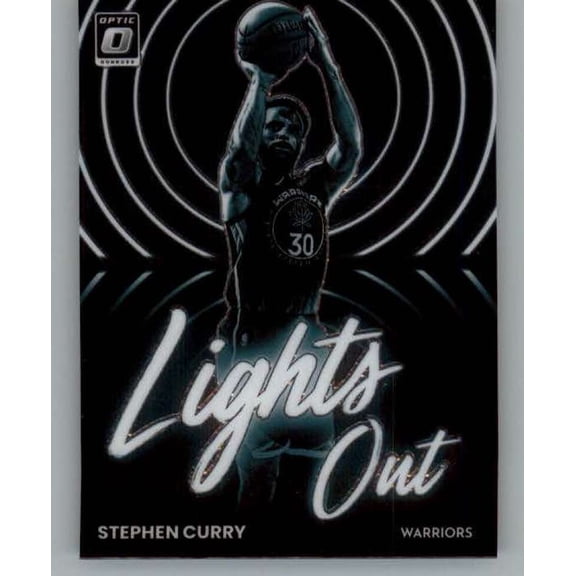 2022-23 Donruss Optic Lights Out #13 Stephen Curry Golden State Warriors NBA Basketball Trading Card