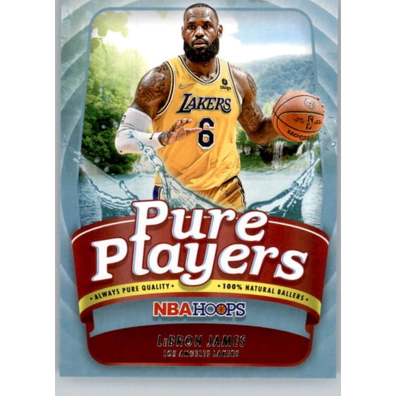 2022-23 Hoops Pure Players #8 LeBron James Los Angeles Lakers  NBA Basketball Trading Card