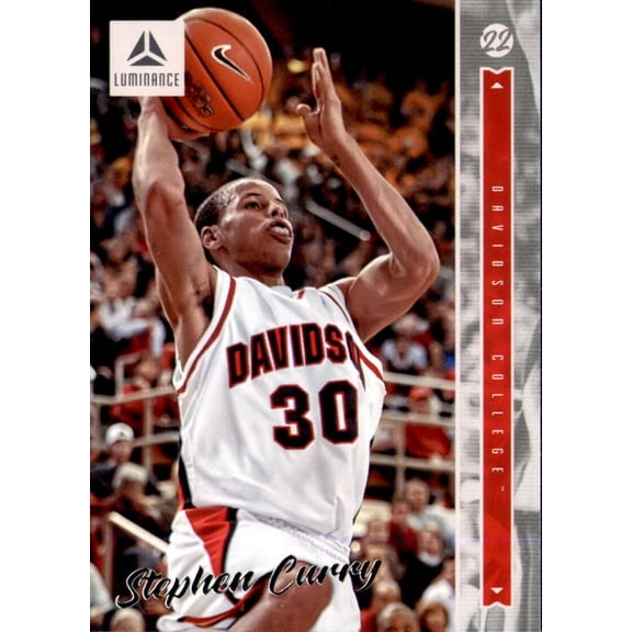 2022-23 Panini Chronicles Draft Picks Luminance #21 Stephen Curry Davidson Wildcats Basketball Trading Card