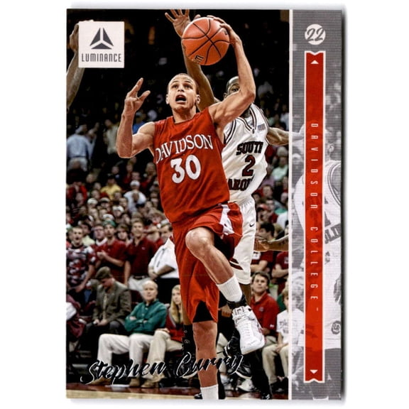 2022-23 Panini Chronicles Draft Picks Luminance #46 Stephen Curry Davidson Wildcats Basketball Trading Card