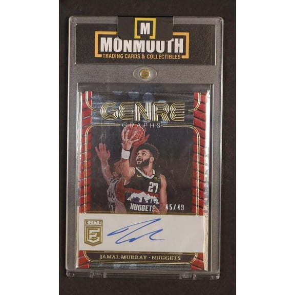2022-23 Panini Donruss Elite Genre Graphs Red Jamal Murray #GG-JMY Auto /49