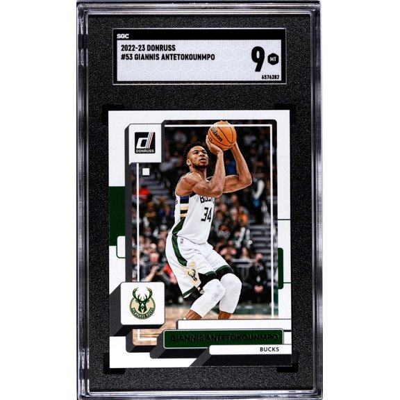2022-23 Panini Donruss Giannis Antetokounmpo #53 SGC 9