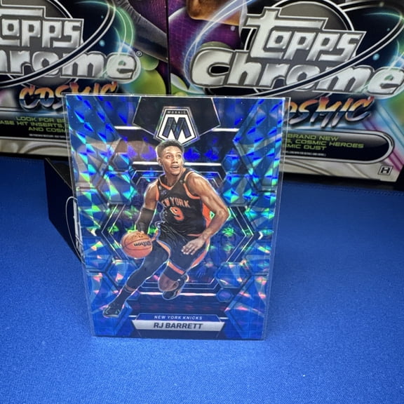 2022-23 Panini Mosaic RJ Barrett #3 Reactive Blue Mosaic Prizm Parallel/Variety Base Set