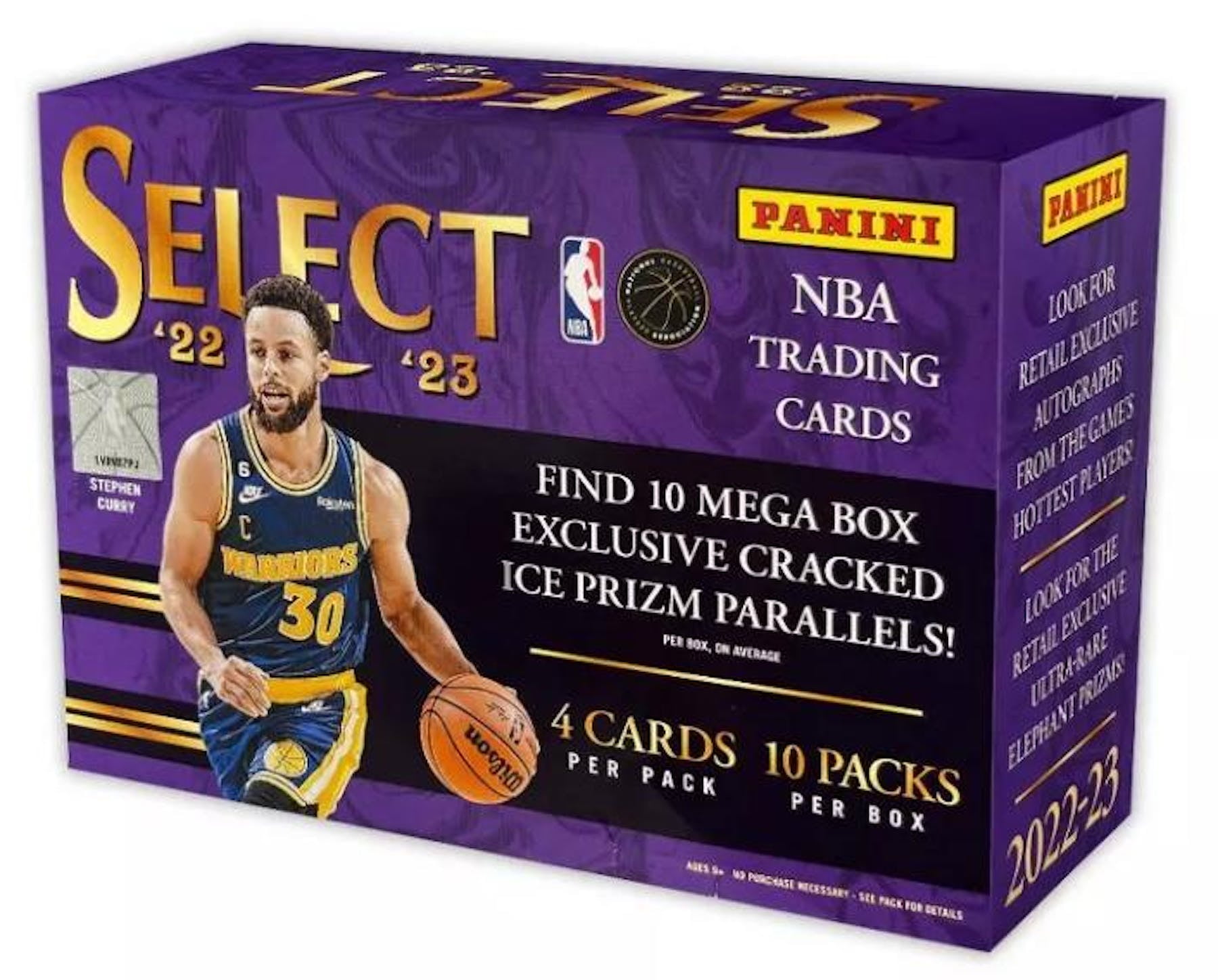 202223 Panini Select NBA Basketball Trading Cards Mega Box