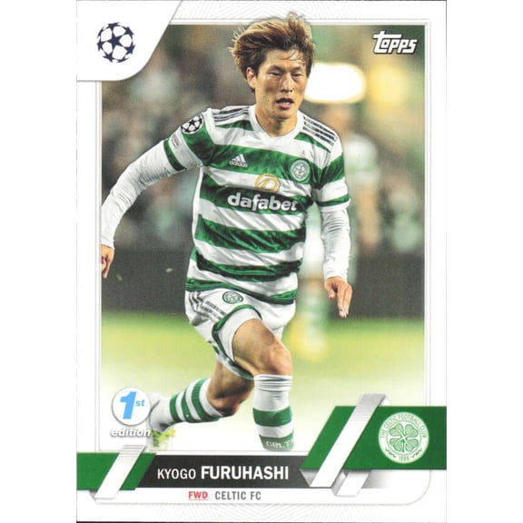 2022-23 TOPPS UEFA CLUB COMPETIONS 1ST EDITION #183 KYOGO FURUHASHI CELTIC