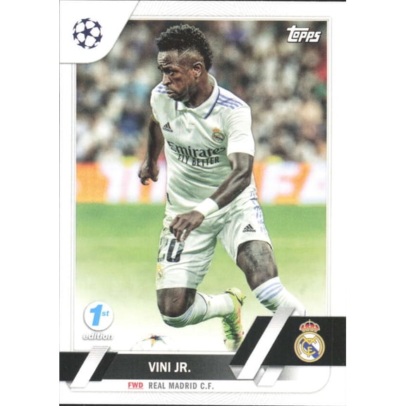 2022-23 TOPPS UEFA CLUB COMPETIONS 1ST EDITION #20 VINI JR. REAL MADRID CF