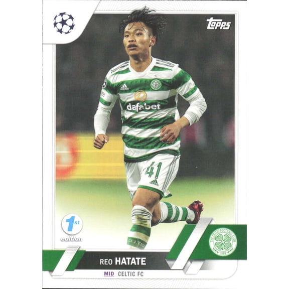 2022-23 TOPPS UEFA CLUB COMPETIONS 1ST EDITION #36 REO HATATE CELTIC