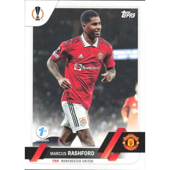 2022-23 TOPPS UEFA CLUB COMPETIONS 1ST EDITION #7 MARCUS RASHFORD MANCHESTER UNITED