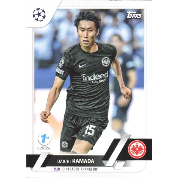2022-23 TOPPS UEFA CLUB COMPETIONS 1ST EDITION #84 DAICHI KAMADA EINTRACHT FRANKFURT