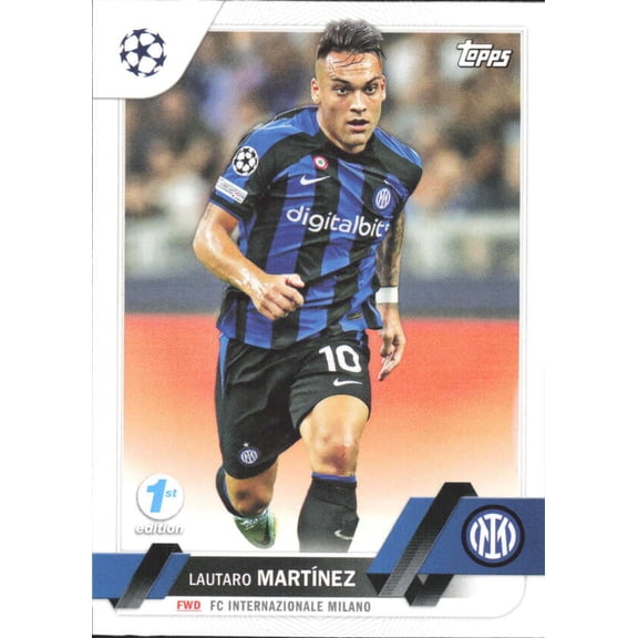 2022-23 TOPPS UEFA CLUB COMPETIONS 1ST EDITION #97 LAUTARO MARTINEZ INTER MILAN