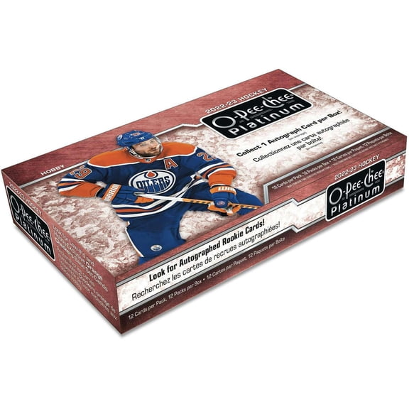 2022/23 Upper Deck O-Pee-Chee Platinum Hockey Hobby Box