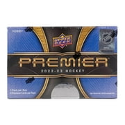 Collectible NHL 2022-23 Upper Deck Premier Hockey Hobby Box 6 Cards English UPC 053334141239
