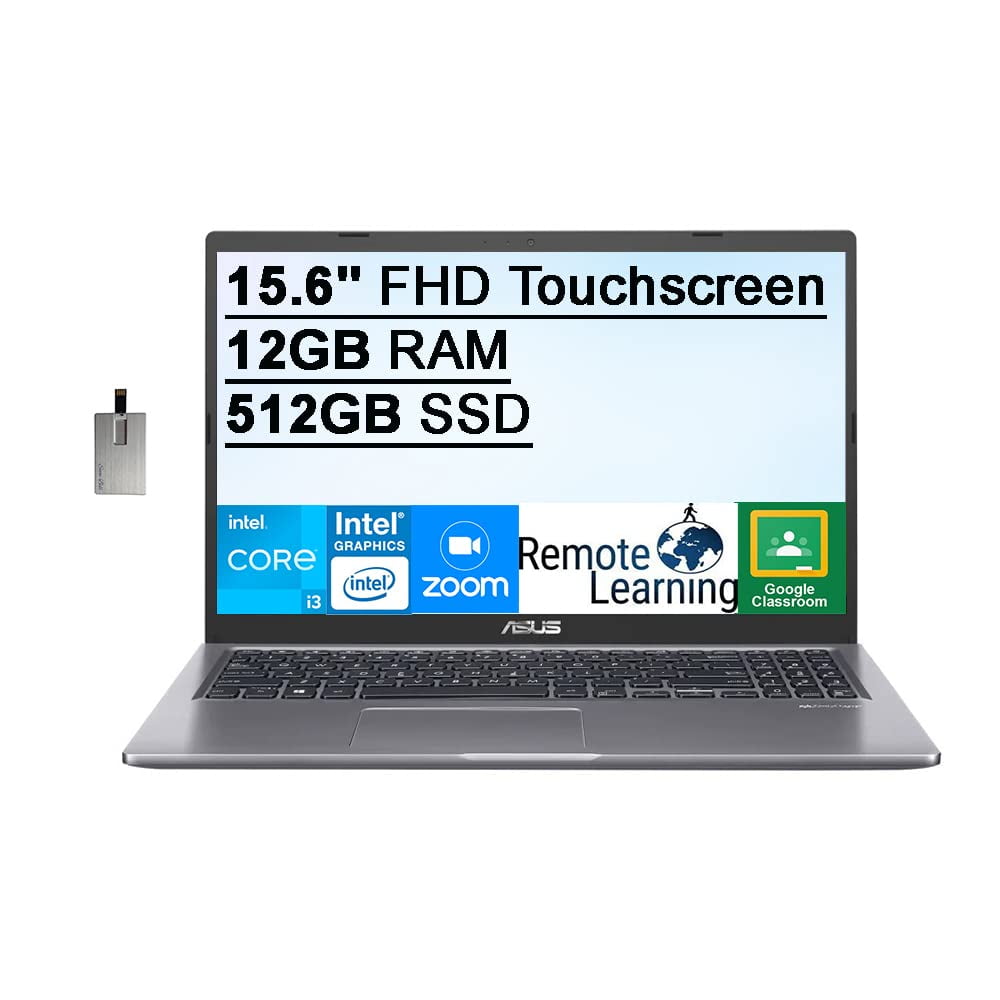 2022 ASUS VivoBook 15 15.6" FHD Touchscreen Laptop Computer, Intel Core