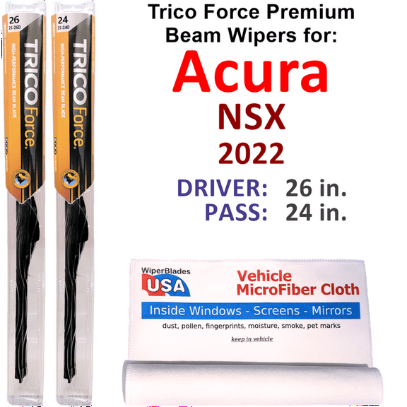 2022 Acura NSX Performance Beam Wipers (Set of 2)
