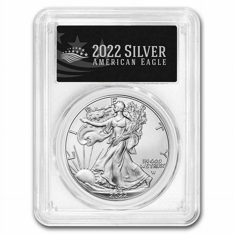 2022 American Silver Eagle MS-70 PCGS (FirstStrike®, Black Label 