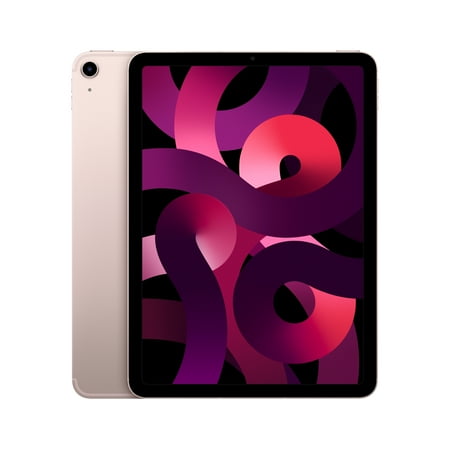 Apple - 10.9-Inch iPad Air (5th Generation) with Wi-Fi + Cellular - 256GB - Pink (Unlocked)