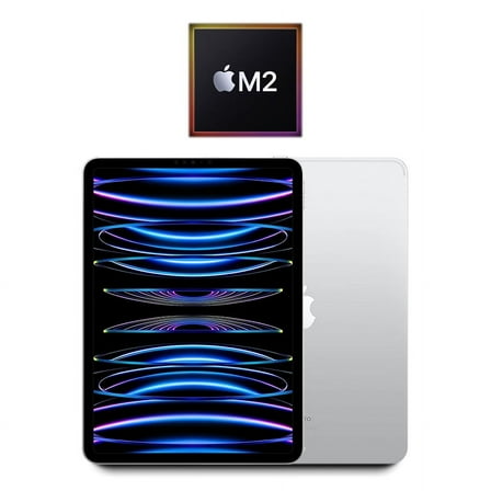 Restored 2022 Apple iPad Pro 6 12.9 12.9" Display 128GB Storage WiFi Only MNXQ3LL/A - Silver (Refurbished)