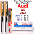 thumbnail image 1 of 2022 Audi Q5 Performance Beam Wipers (Set of 3) w/Rear Wiper, 1 of 3