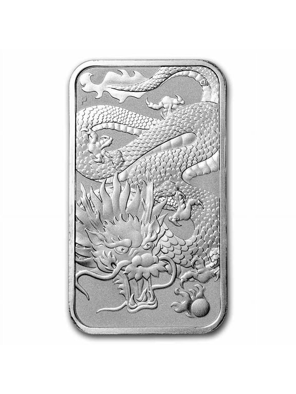 2022 Australia 1 oz Silver Dragon Rectangular Coin BU