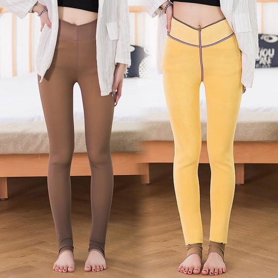 2022 Autumn And Winter Leggings Women's Pantyhose Plus Velvet Padded Stewardess Gray Skin Transparent Light Leg Artifact Warm Pants 500g Weight