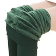 thumbnail image 1 of 2022 Autumn And Winter Padded Plus Velvet Leggings Women's High Waist Size Pearl Velvet Foot Warm Pants, 1 of 10