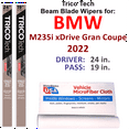 thumbnail image 1 of 2022 BMW M235i xDrive Gran Coupe Beam Blade Wipers (Set of 2), 1 of 3