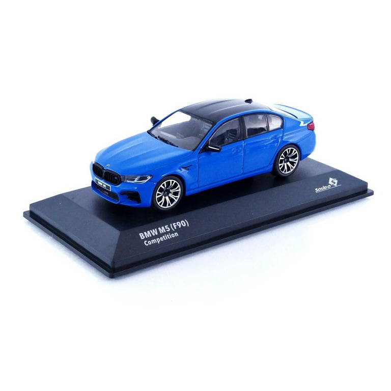 2022 BMW M5 (F90) Competition Voodoo Blue with Black Top 1/43 Die