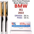 thumbnail image 1 of 2022 BMW X1 Performance Beam Wipers (Set of 2), 1 of 4
