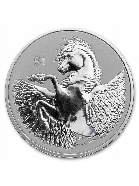 2022 BVI 1 oz Silver Pegasus Reverse Cameo BU