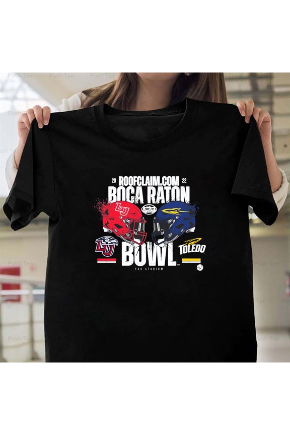 2022 Boca Raton Bowl Liberty Flames Toledo Rockets Game Unisex T-Shirt Y2757, Up to Size 5XL