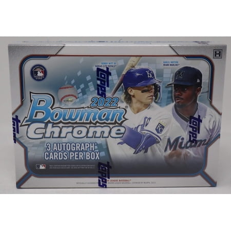 2022 Bowman Chrome Baseball Box (HTA) (3 Autos)