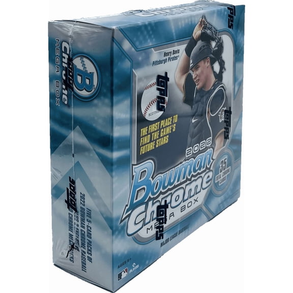 2022 Bowman Chrome Baseball Factory Sealed Mega Box! 35 Cards! Chase Julio Rodriguez