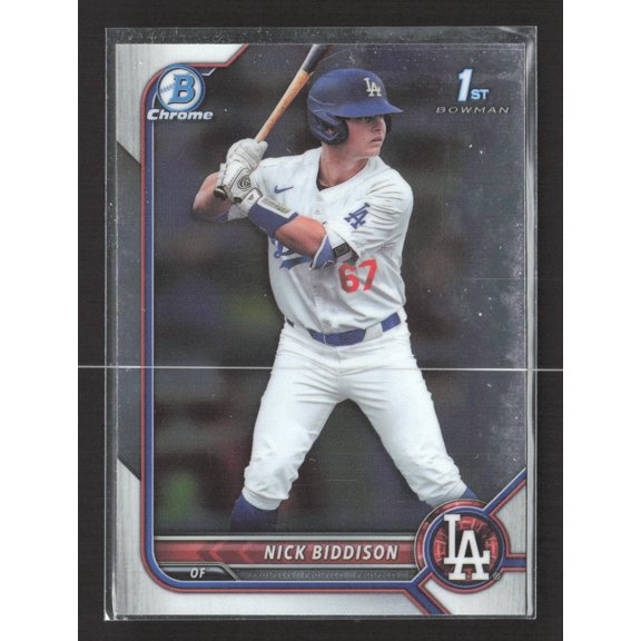 2022 Bowman Chrome Draft Nick Biddison #BDC-165 Refractor