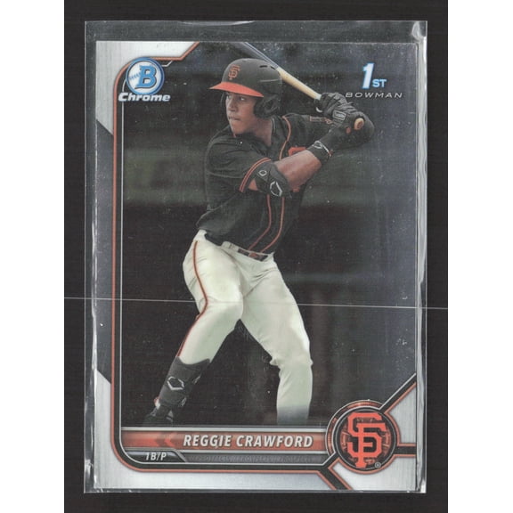 2022 Bowman Draft Chrome Reggie Crawford #BDC-33 1st Bowman