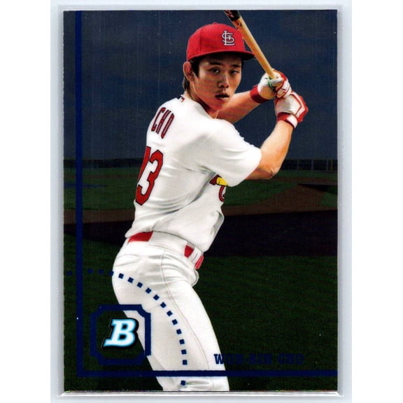 2022 Bowman Heritage Won-Bin Cho St. Louis Cardinals #BHPC-134 Chrome Prospects Baseball Card